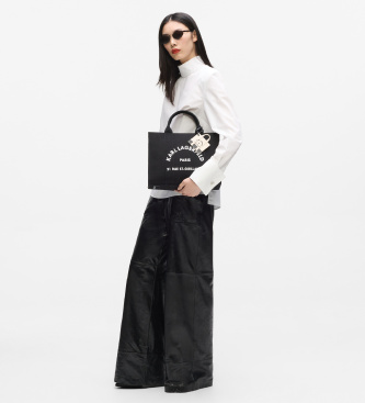 Karl Lagerfeld Black Square Charm Bag