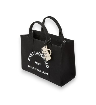 Karl Lagerfeld Black Square Charm Bag