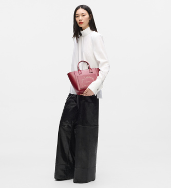 Karl Lagerfeld Small Daily tote bag with maroon pocket