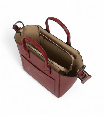 Karl Lagerfeld Small Daily tote bag with maroon pocket
