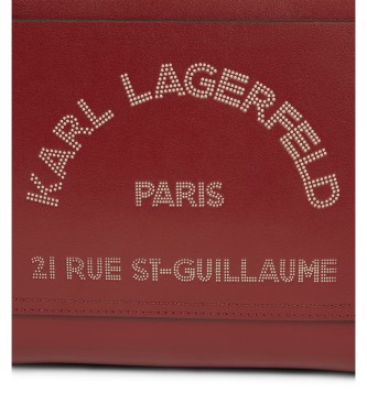 Karl Lagerfeld Small Daily tote bag with maroon pocket