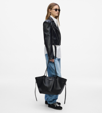 Karl Lagerfeld Black medium Pierced tote bag