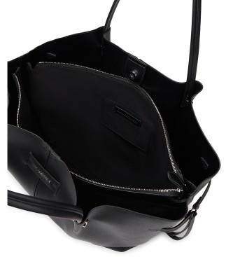 Karl Lagerfeld Black medium Pierced tote bag