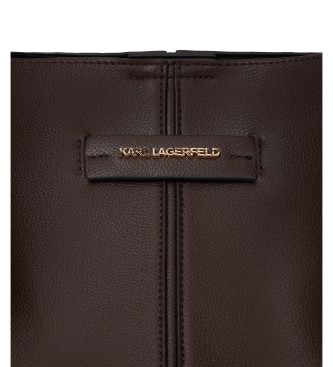 Karl Lagerfeld Brown medium Pierced tote bag
