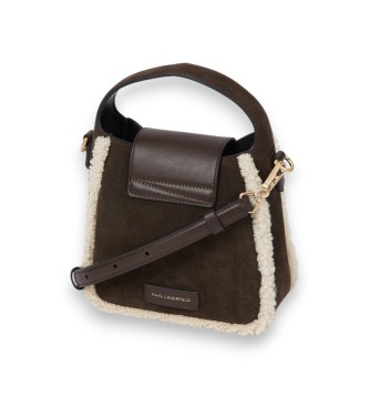 Karl Lagerfeld Brown Hobo Bag
