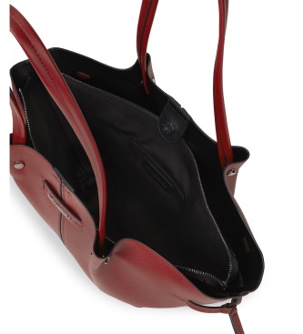 Karl Lagerfeld Pierced red bag