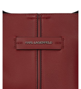 Karl Lagerfeld Pierced red bag