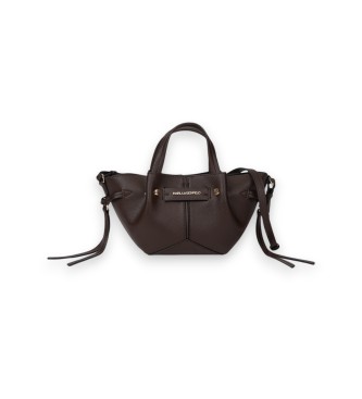 Karl Lagerfeld Brown K/Pierced tote mini bag