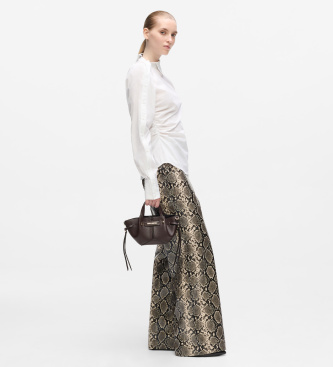Karl Lagerfeld Brown K/Pierced tote mini bag