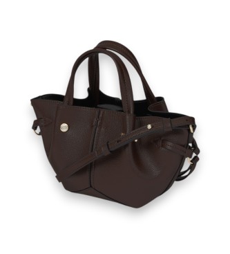 Karl Lagerfeld Brown K/Pierced tote mini bag