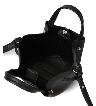 Karl Lagerfeld Black K/Pierced tote mini bag