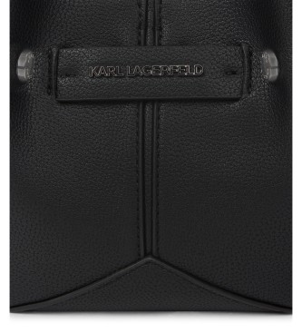 Karl Lagerfeld Black K/Pierced tote mini bag