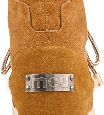 Mou Stivaletti in pelle New Inner Wedge marrone