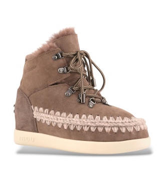 Mou Stivaletti in pelle New Inner Wedge taupe