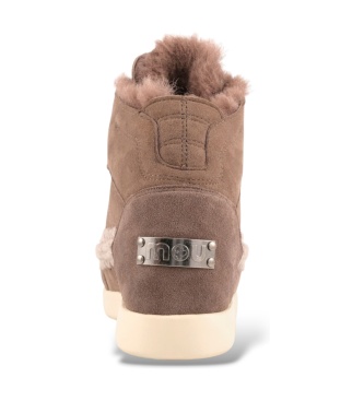 Mou Stivaletti in pelle New Inner Wedge taupe