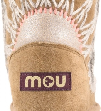 Mou Bottines en cuir Eskimo 18 Sun beige