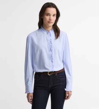Barbour Camisa Antoinette azul pálido