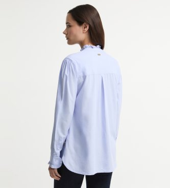 Barbour Camisa Antoinette azul pálido