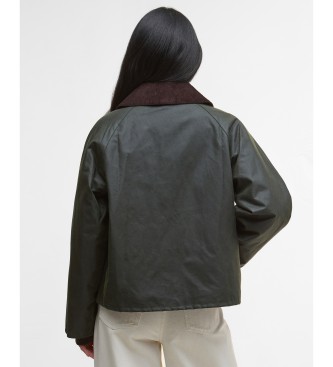 Barbour Chaqueta de algodón encerado Arlene Wax verde