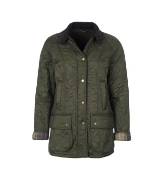 Barbour Chaqueta Beadnell Polarquilt verde oliva