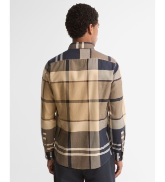 Barbour Dunoon Tartan Tailored skjorte beige