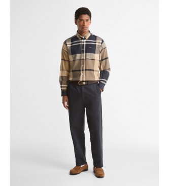 Barbour Dunoon Tartan Tailored skjorte beige