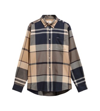 Barbour Dunoon Tartan Tailored skjorte beige