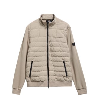 Barbour Bluza Collins Baffle w kolorze beżowym