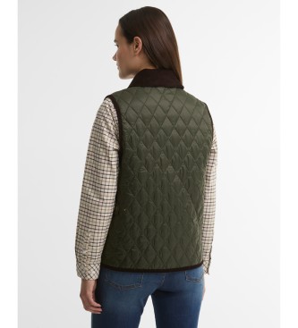 Barbour Chaleco Darwen Quilted verde oliva