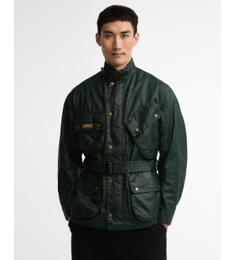 Barbour Chaqueta Distressed 90th Anniversary A7 verde oscuro