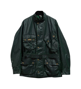 Barbour Chaqueta Distressed 90th Anniversary A7 verde oscuro