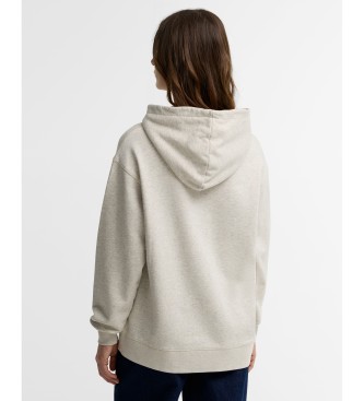 Barbour Sudadera con capucha Hartland gris claro