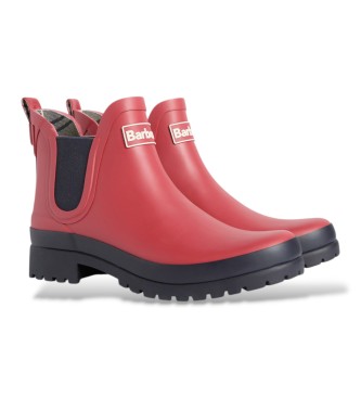 Barbour Mallow Chelsea Welly Stiefeletten Himbeere