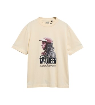 Barbour Camiseta SMQ Rainey blanco roto