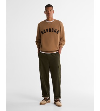 Barbour Brown Prep logo sweatshirt
