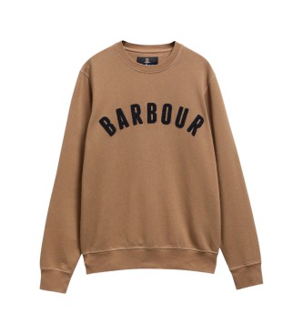 Barbour Brown Prep logo sweatshirt