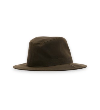Barbour Chapeau Bushman ciré vintage vert olive