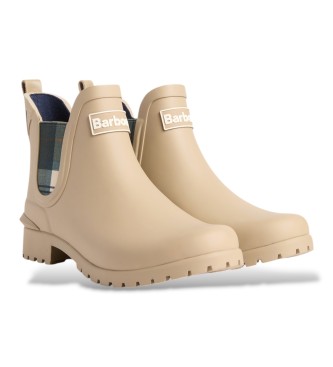 Barbour Wilton Chelsea Welly Stiefeletten beige