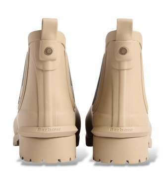 Barbour Wilton Chelsea Welly Stiefeletten beige