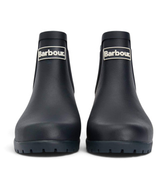 Barbour Wilton Chelsea Welly Navy Boots