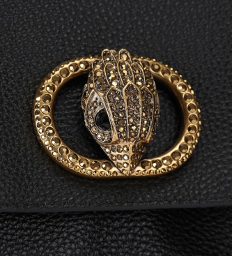 Kurt Geiger Borsa con patta Chelsea nera