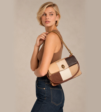 Kurt Geiger Celia taske i beige læder