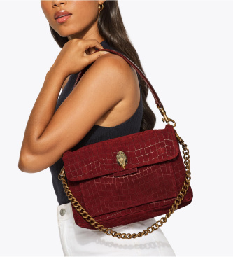 Kurt Geiger Borsa a spalla Celia bordeaux