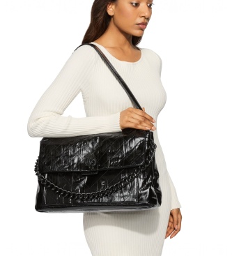 Kurt Geiger Borsa a spalla XL Celia nera