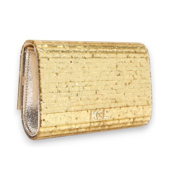 Kurt Geiger Party Eagle Drench guld håndtaske
