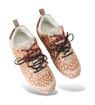 Kurt Geiger Beige Slim Runner Sneaker