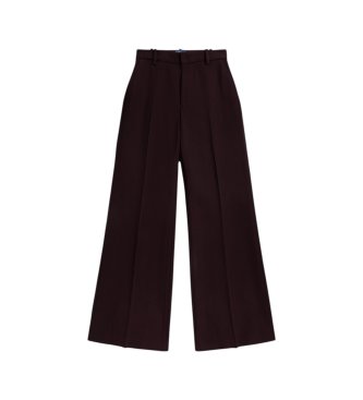 Polo Ralph Lauren Pantalon Beaton en crêpe de laine grenat