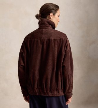 Polo Ralph Lauren Bruine corduroy jas van katoen