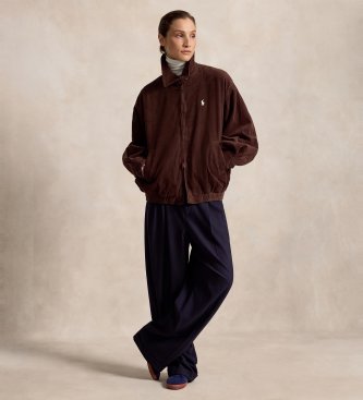 Polo Ralph Lauren Bruine corduroy jas van katoen