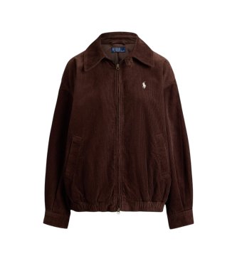 Polo Ralph Lauren Bruine corduroy jas van katoen
